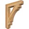 Ekena Millwork Merced Craftsman Rough Sawn Bracket, Western Red Cedar, 4"W x 24"D x 28"H BKT04X24X28MRC04RWR - alternate 1